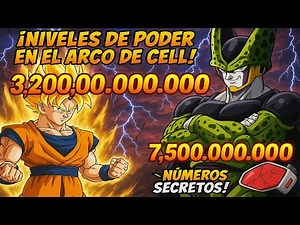 Dragon Ball Z: Niveles de Poder del Arco de Cell (Juegos de Cell) - Guía Completa #dragonball #goku