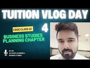 BUSINESS STUDIES PLANNING CHAPTER CLASS 12 ONE SHOT