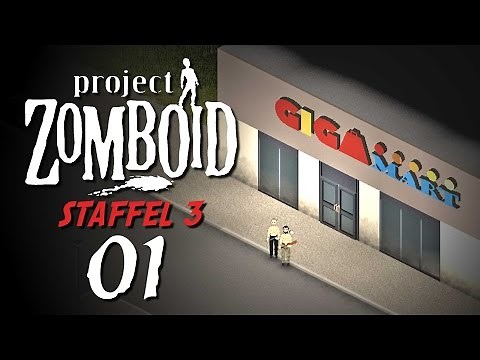 Project Zomboid S03E01 - Restart in the Supermarket [Gameplay German] [Let's Play]