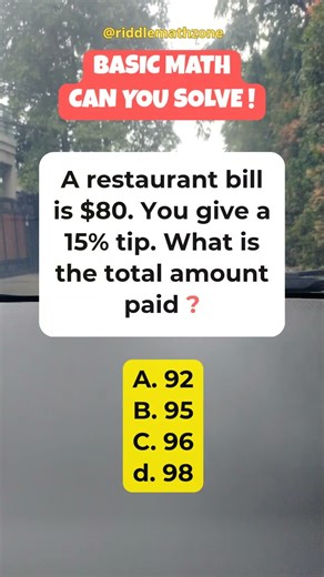 What is the total amount paid? #maths #shorts #riddles