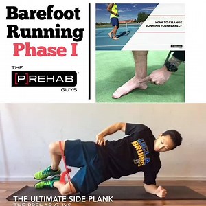 Episode 792: “Barefoot Running Program Phase I” [How To Change Running Form Safely] . Featured in this post are some exercises from our barefoot running phase I program that is featured in our new article, “How To Change Running Form Safely.” We have also included general strengthening exercises we give to every runner! Having adequate intrinsic foot musculature strength and size is essential to transition safely to barefoot running! “A proper program allows a safe transition.” Some of these exe