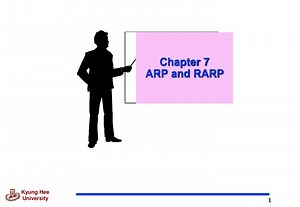 Chapter 7 ARP and RARP - SlideServe