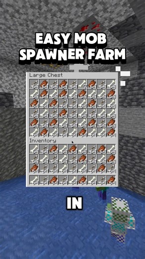 ♦️MrRedd♦️ on Instagram: "Easy Mob Spawner Farm In Minecraft! #minecraft #survival #minecraftfarms"