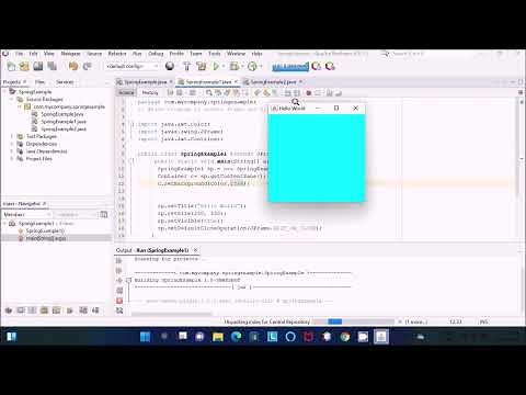 How to set JFrame background color in Java