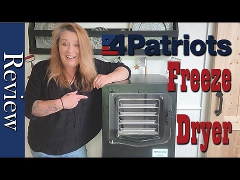 NEW 4Patriots Freeze Drying System ~ Freeze Dryer Review