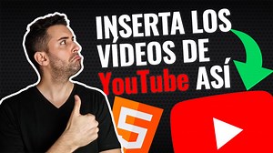Como Insertar un Vídeo de YOUTUBE en HTML (fácil)