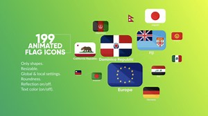 199 Animated Flag Icons