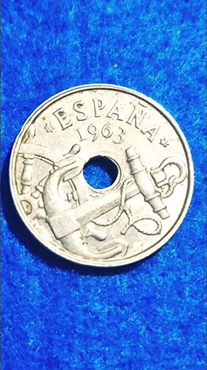 50 centimos from Spain 1963. Stars 1965 #spain #pesetas #coin #virginiaworld #numismatics
