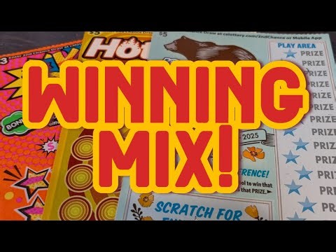 Wins ‼️ #california #lottery #scratchers #scratchofftickets #win