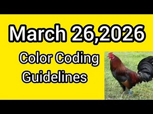 March 26,2026 Color Coding Guidelines
