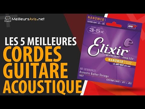 ⭐️ MEILLEURE CORDE GUITARE ACOUSTIQUE - Avis & Guide d'achat (Comparatif 2022)