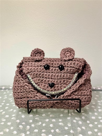 Crochet BEAR Coin Purse With Purse Frame - Etsy