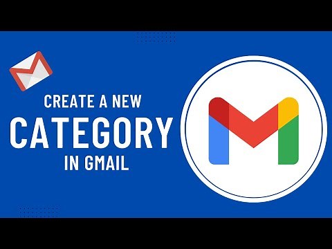 How to Create a New Category in Gmail✅