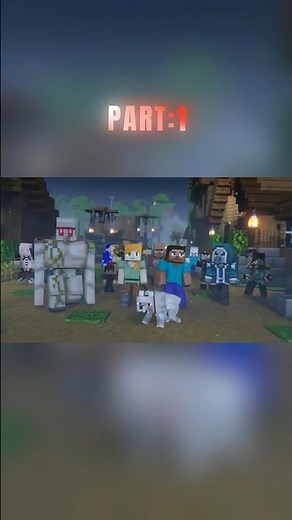 NETHER VS OVERWORLD - Alex & Steve Legends part:1 #Minecraft