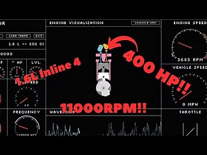 400 HORSEPOWER INLINE 4!!!! - Angethegreat's Engine Simulator