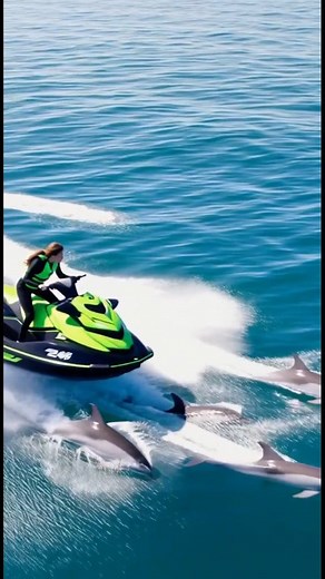 As dolphin moving along the water scooter, marine life, dolphin Mermaid under the shark attack while orca trying to save it ,in Middle of Sea, Ocean life wildlife, #oceanlife #marinelife #sealife #jetski #watersports #pwc #jetskilife #waterlife #jetskiride #seadoo #jetskifun #aquaticadventure Wildlife #dolphins #dolphin #wildlife #oceanlife #nature #dolphinswimming #wildlifeencounter #marinelife #oceanwildlife Action/Travel #adrenaline #thrill #travelgoals #adventuretime #vacationvibes #actionvi