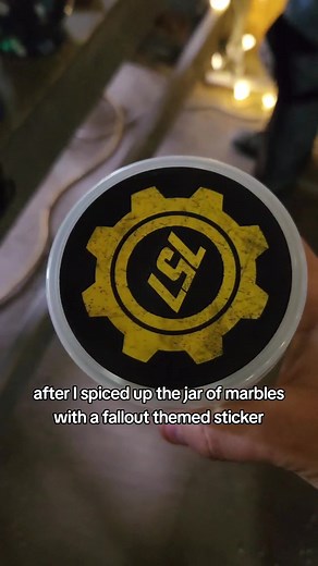 Trading a BB up to an Airsoft Gun at a Fallout Event