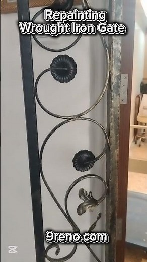 🔥 Repainting Wrought Iron Gate at HDB | Before & After Transformation 🎨 Singapore