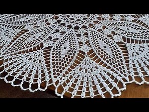 Crafting Elegance: Step-by-Step Guide to Crochet Tablecloth Mastery/crochet table runner/Part13