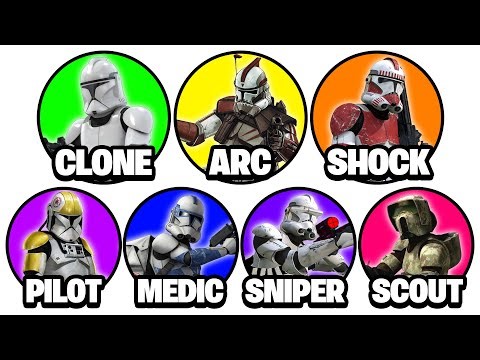 Every Clone Trooper Type Explained.