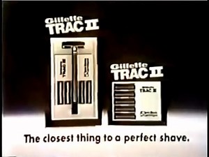Gillette Trac II 'Perfect Shave' Commercial (1974)