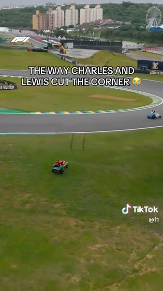 they had serious ground to cover 💀 #f1 #brazilgp #charlesleclerc #lewishamilton #ferrari