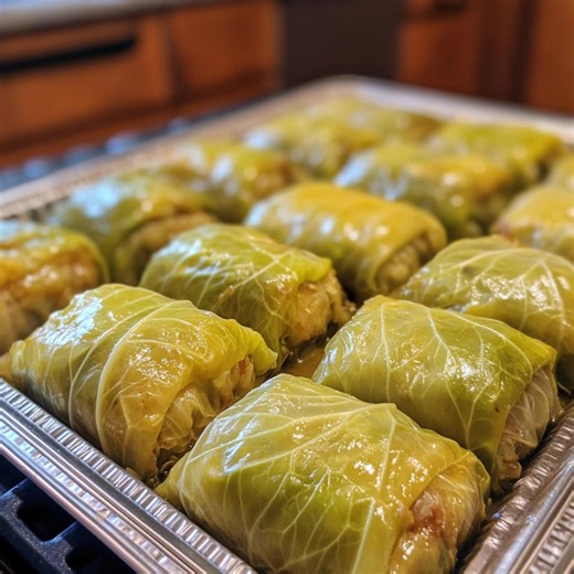 Stuffed Cabbage Rolls 🥬🥘😋 𝐈𝐧𝐠𝐫𝐞𝐝𝐢𝐞𝐧𝐭𝐬: 1 large green cabbage (about 1–1.3 kg) 2 tbsp olive oil 1 small onion, finely chopped 3 garlic cloves, minced 500 g ground beef (or turkey) 1 cup cooked rice (white or brown), cooled 1 egg 2 tbsp fresh parsley, chopped (or 1 tsp dried) 1 tsp paprika 1 tsp dried oregano ½ tsp ground black pepper 1–1¼ tsp salt, to taste Sauce: 700 g (24 oz) tomato passata or crushed tomatoes, 1 tbsp tomato paste, 1 tbsp sugar or honey, 1 tsp vinegar or lemon jui