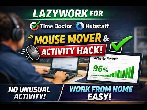 Beating Time Doctor & Hubstaff With LazyWork (No Unusual Activity Reports)