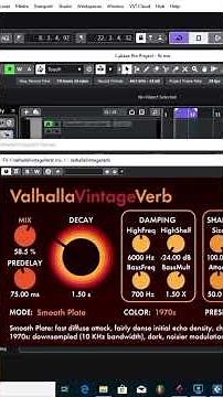 best Valhalla Vintage Verb settings for vocals