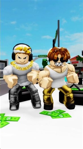 Bacon gave him money 🤑 because he helped the poor | bailalo gozalo #roblox #shorts #robloxshorts