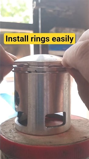 How to Install Vespa Piston Rings Correctly #shorts #shortsfeed