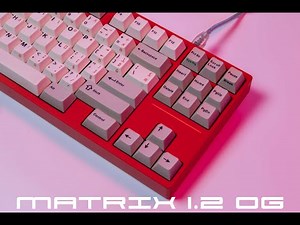 Matrix 1.2 OG w/Lubed Cherry MX Vintage Clears Sound Test/Typing Test