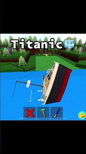Titanic in build a boat for Treasure #roblox #buildaboatfortreasure #boatbuildin #buildaboat