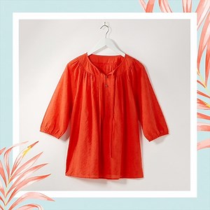 5K views · 171 reactions | The cut, the colour, the details... There’s so much to love about this pretty embroidered blouse (from R239) perfect for completing your summer look. Simply pair with your comfiest pair of crops! Shop summery tops in store or online: https://bit.ly/2Gwg5N8 | Miladys | Facebook