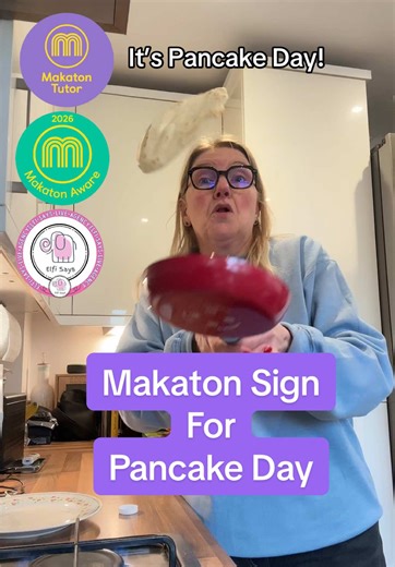 Makaton Signs for Pancake Day