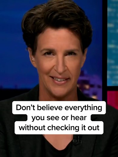 Rachel Maddow points out that the new, artificial intelligence-generated fake news is more convincing to a lot of people, and laments that