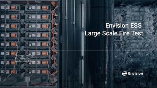Envision ESS Large Scale Fire Test | Mark Moreton