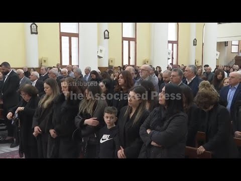 Christians evacuated from Lebanese town gather at church and mourn man killed in Israeli strike
