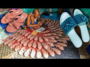 Chappal Making | Handmade Ladies Chappal Making Process.