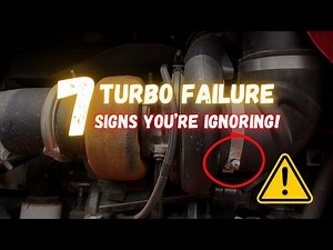 7 Turbocharger Failure Signs Youre Ignoring (Dont Let Your Turbo Die!)