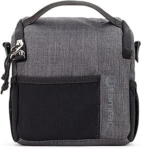 Tamrac Tradewind 2.6 Camera Bag for Photographers, Camera Case for Photography Accessories, Compact Camera Shoulder Bag for DSLR and Mirrorless Cameras, Crossbody Camera Bag for Women Men – Dark Grey