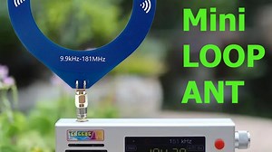 Mini Loop Antenna 9 9KHz to 181MHz HF & VHF bands, Overview by Technology Master