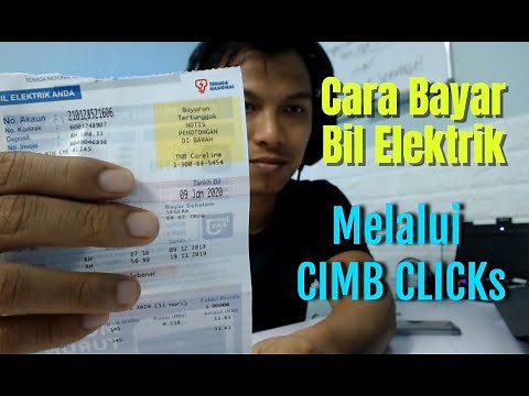 Tutorial Cara Bayar Bil Elektrik Secara Online Melalui CIMB Clicks