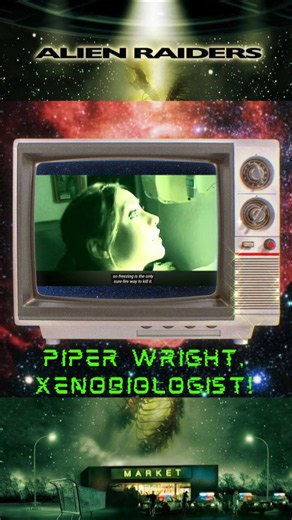 Piper Wright, Xenobiologist! Clip from 2008 film Alien Raiders!