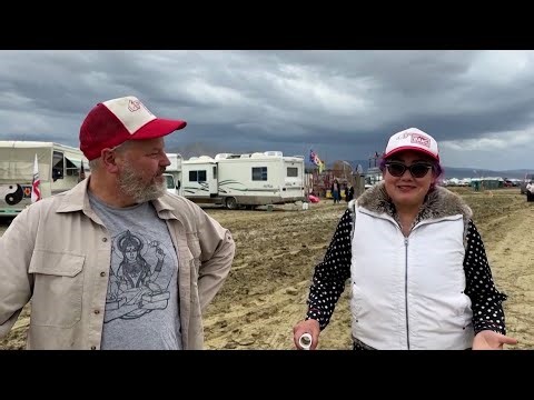 Burning Man attendees make the most of muddy festival: ‘The best burn ever!’