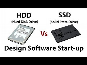SSD vs HDD Performance Testing - Design Software Start up Comparison & Windows Booting