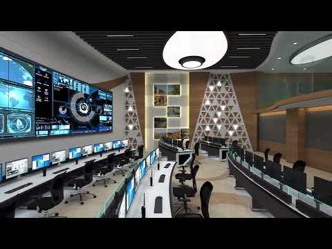 ICONIC CONTROL ROOM BUILT BY OUR PARTNER - PYROTECH WORKSPACE SOLUTIONS