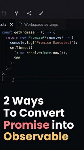 How to Convert JS Promise into #rxjs Observable (defer vs from)