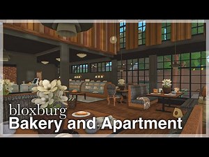 Bloxburg - Bakery and Apartment Speedbuild 🌆 (interior + full tour) | Roblox