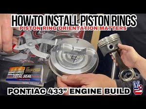 How To Install Piston Rings and Achieve Correct Orientation #engine